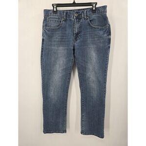 TK Axel Jeans Mens 32x30  Slim Straight Fit Blue Denim Stretch